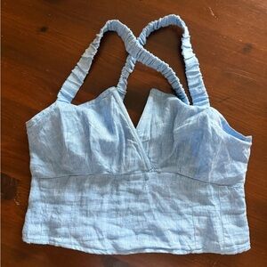 Anthropologie Light Blue Tank Top